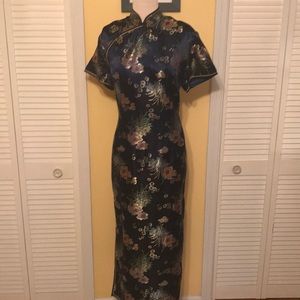 Mandarin collar dress